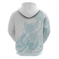 Polynesian Tribal Plumeria Lotu Tamaiti Hoodie Pastel Cyan LT9 - Polynesian Pride