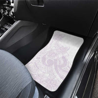 Polynesian Tribal Plumeria Lotu Tamaiti Car Mats Pastel Mauve LT9 - Polynesian Pride