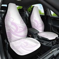 Polynesian Tribal Plumeria Lotu Tamaiti Car Seat Cover Pastel Mauve LT9 One Size Mauve - Polynesian Pride