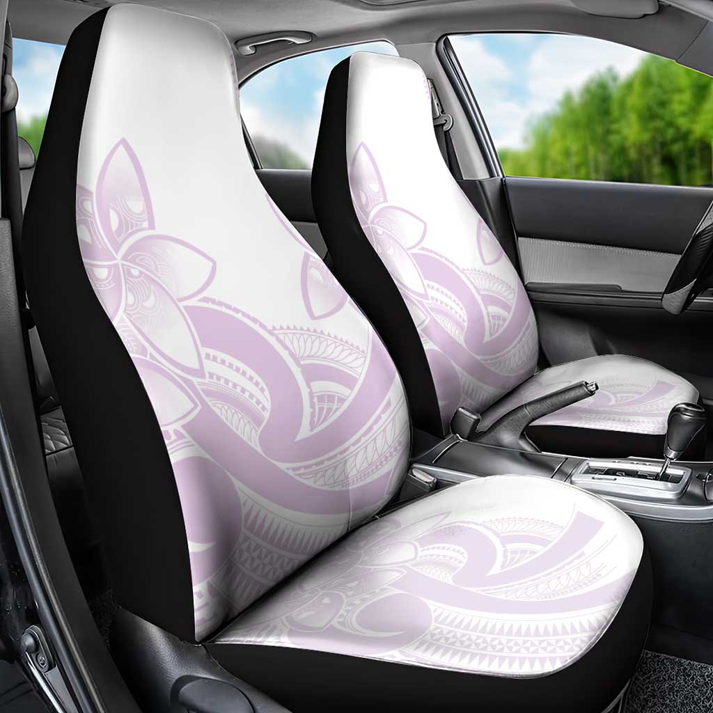 Polynesian Tribal Plumeria Lotu Tamaiti Car Seat Cover Pastel Mauve LT9 - Polynesian Pride