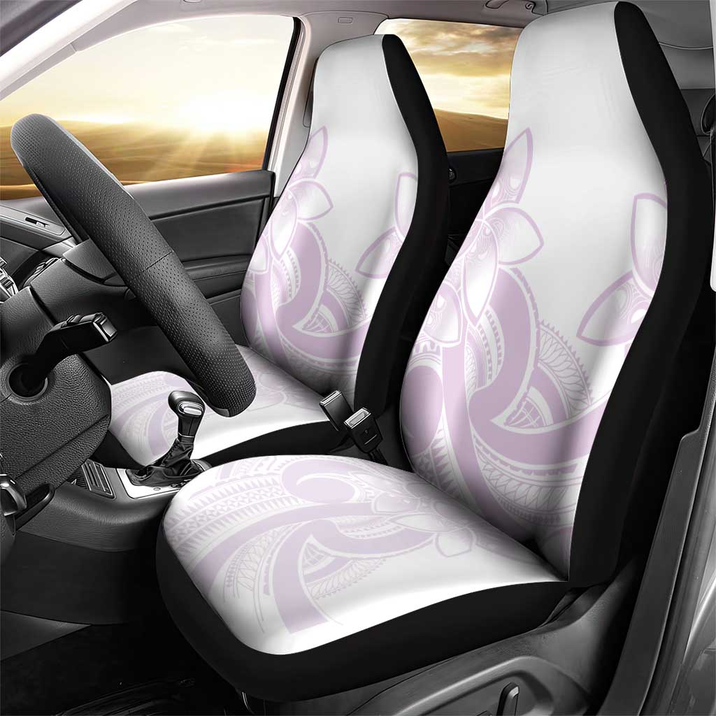 Polynesian Tribal Plumeria Lotu Tamaiti Car Seat Cover Pastel Mauve LT9 - Polynesian Pride