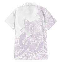 Polynesian Tribal Plumeria Lotu Tamaiti Hawaiian Shirt Pastel Mauve LT9 - Polynesian Pride