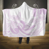 Polynesian Tribal Plumeria Lotu Tamaiti Hooded Blanket Pastel Mauve LT9 - Polynesian Pride
