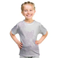 Polynesian Tribal Plumeria Lotu Tamaiti Kid T Shirt Pastel Mauve LT9 Mauve - Polynesian Pride