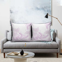 Polynesian Tribal Plumeria Lotu Tamaiti Pillow Cover Pastel Mauve LT9 - Polynesian Pride