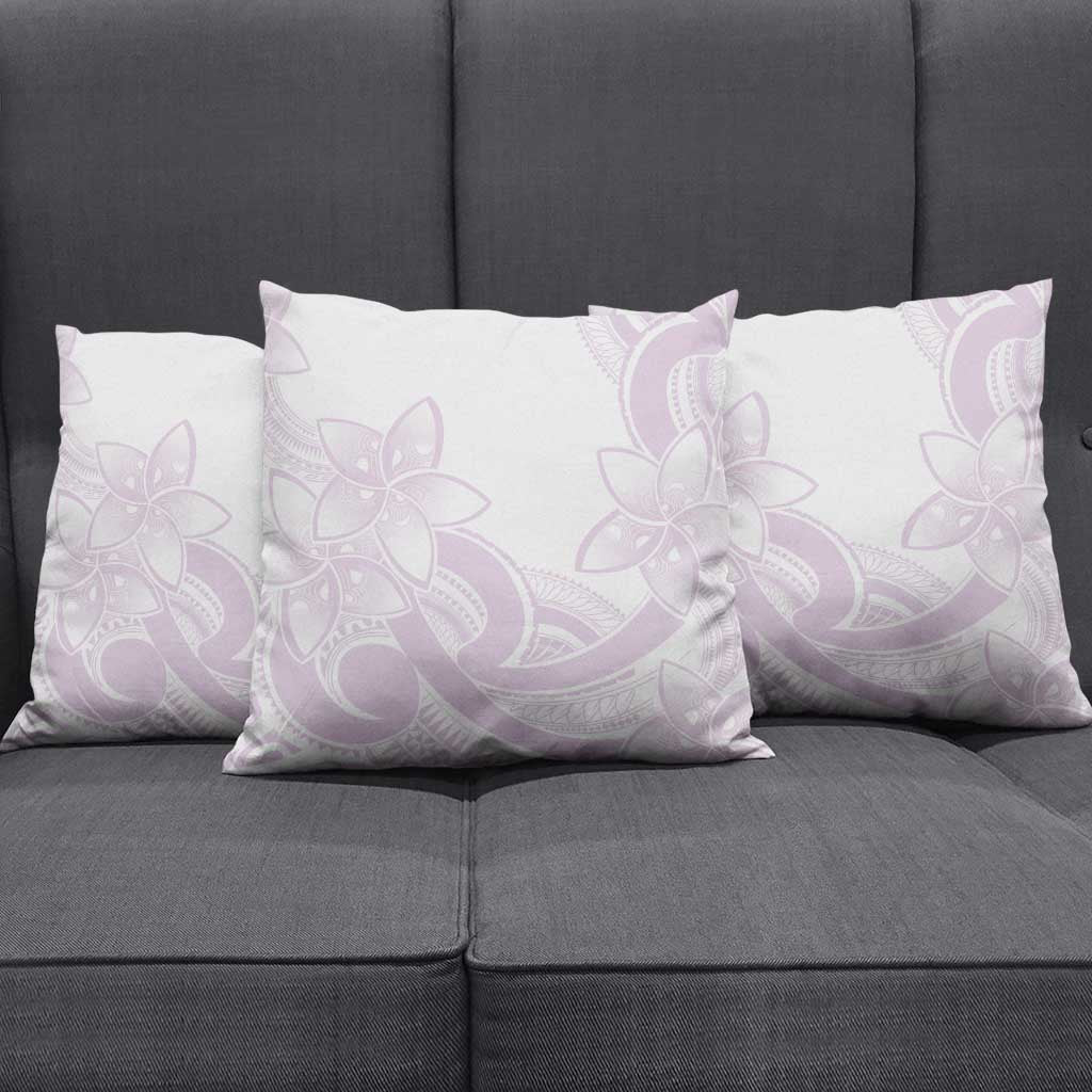 Polynesian Tribal Plumeria Lotu Tamaiti Pillow Cover Pastel Mauve LT9 - Polynesian Pride
