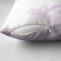 Polynesian Tribal Plumeria Lotu Tamaiti Pillow Cover Pastel Mauve LT9 - Polynesian Pride