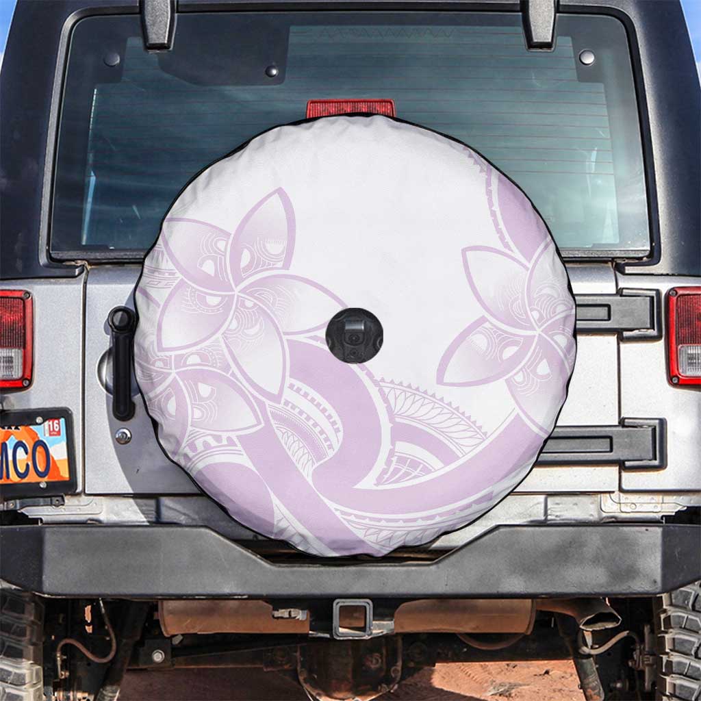 Polynesian Tribal Plumeria Lotu Tamaiti Spare Tire Cover Pastel Mauve LT9 Mauve - Polynesian Pride