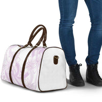 Polynesian Tribal Plumeria Lotu Tamaiti Travel Bag Pastel Mauve LT9 - Polynesian Pride