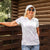 Polynesian Tribal Plumeria Lotu Tamaiti Women Polo Shirt Pastel Mauve - Polynesian Pride