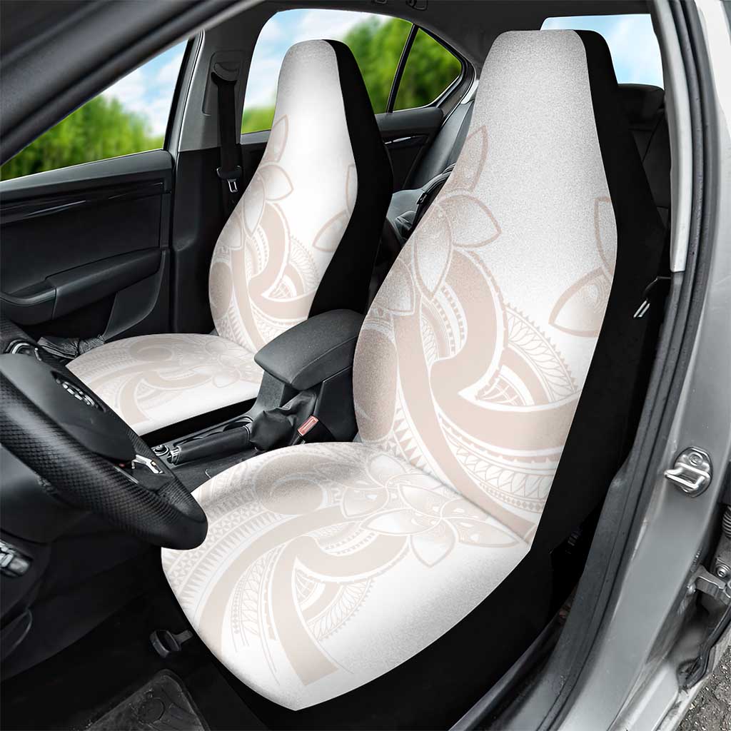Polynesian Tribal Plumeria Lotu Tamaiti Car Seat Cover Pastel Nude LT9 - Polynesian Pride