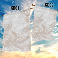 Polynesian Tribal Plumeria Lotu Tamaiti Garden Flag Pastel Nude LT9 - Polynesian Pride
