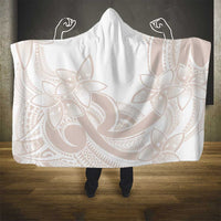 Polynesian Tribal Plumeria Lotu Tamaiti Hooded Blanket Pastel Nude LT9 - Polynesian Pride