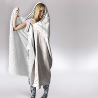 Polynesian Tribal Plumeria Lotu Tamaiti Hooded Blanket Pastel Nude LT9 - Polynesian Pride
