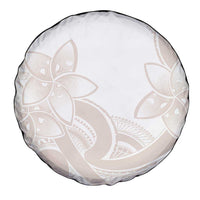 Polynesian Tribal Plumeria Lotu Tamaiti Spare Tire Cover Pastel Nude LT9 - Polynesian Pride