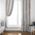 Polynesian Tribal Plumeria Lotu Tamaiti Window Curtain Pastel Nude - Polynesian Pride
