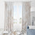 Polynesian Tribal Plumeria Lotu Tamaiti Window Curtain Pastel Nude - Polynesian Pride