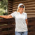 Polynesian Tribal Plumeria Lotu Tamaiti Women Polo Shirt Pastel Nude - Polynesian Pride
