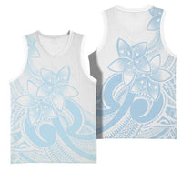 Polynesian Tribal Plumeria Lotu Tamaiti Basketball Jersey Pastel Sky Blue LT9 - Polynesian Pride