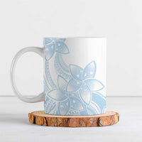 Polynesian Tribal Plumeria Lotu Tamaiti Ceramic Mug Pastel Sky Blue LT9 Blue - Polynesian Pride