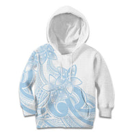 Polynesian Tribal Plumeria Lotu Tamaiti Kid Hoodie Pastel Sky Blue LT9 Hoodie Blue - Polynesian Pride