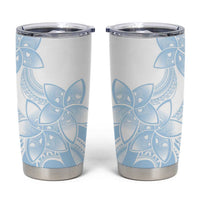 Polynesian Tribal Plumeria Lotu Tamaiti Tumbler Cup Pastel Sky Blue LT9 Blue - Polynesian Pride