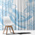 Polynesian Tribal Plumeria Lotu Tamaiti Window Curtain Pastel Sky Blue - Polynesian Pride