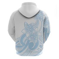 Polynesian Tribal Plumeria Lotu Tamaiti Zip Hoodie Pastel Sky Blue LT9 - Polynesian Pride