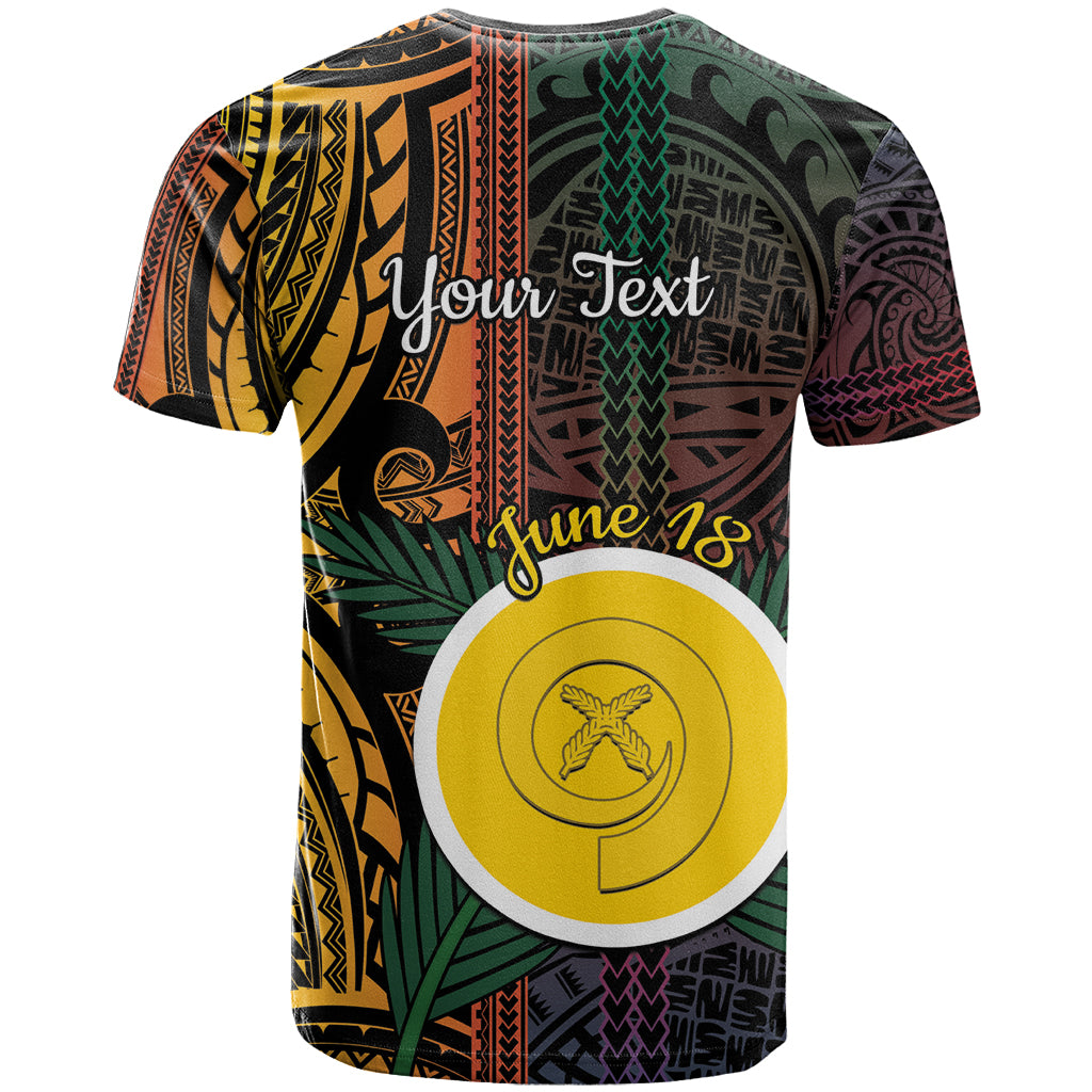 Personalised Shefa Day T Shirt Happy June 18 Vanuatu Province LT14 - Polynesian Pride