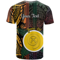 Personalised Shefa Day T Shirt Happy June 18 Vanuatu Province LT14 - Polynesian Pride
