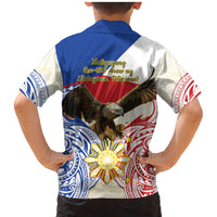 Philippines Independence Day Family Matching Mermaid Dress and Hawaiian Shirt Pilipinas Eagle 126th Anniversary LT14 - Polynesian Pride