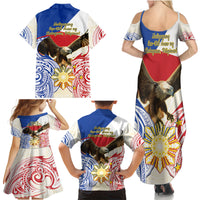 Philippines Independence Day Family Matching Summer Maxi Dress and Hawaiian Shirt Pilipinas Eagle 126th Anniversary LT14 - Polynesian Pride