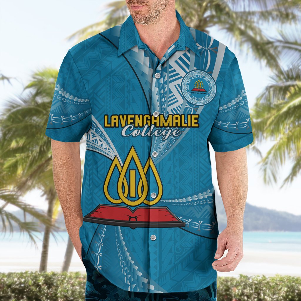 Personalised Tonga Lavengamalie College Hawaiian Shirt Tongan Ngatu Pattern LT14 - Polynesian Pride