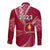 Personalised Tonga Beulah College Long Sleeve Button Shirt Class Of Year Tongan Ngatu Pattern LT14 - Polynesian Pride
