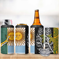 Rugby 2025 Championship 4 in 1 Can Cooler Tumbler Combination of Southern Hemisphere Countries LT14 - Polynesian Pride