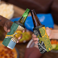 Rugby 2025 Championship 4 in 1 Can Cooler Tumbler Combination of Southern Hemisphere Countries LT14 - Polynesian Pride