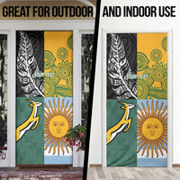 Personalised Rugby 2025 Championship Door Cover Combination of Southern Hemisphere Countries - Polynesian Pride