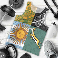 Personalised Rugby 2025 Championship Men Tank Top Combination of Southern Hemisphere Countries - Polynesian Pride