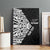 New Zealand Silver Fern Rugby Custom Canvas Wall Art Maori Koru Go Black Fern - Polynesian Pride