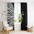 New Zealand Silver Fern Rugby Custom Window Curtain Maori Koru Go Black Fern - Polynesian Pride