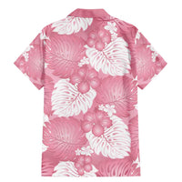 Pink Aloha Hawaii Family Matching Mermaid Dress and Hawaiian Shirt Monstera Hibiscus Plumeria Seamless Vibes LT14 - Polynesian Pride