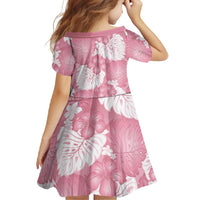 Pink Aloha Hawaii Family Matching Summer Maxi Dress and Hawaiian Shirt Monstera Hibiscus Plumeria Seamless Vibes LT14 - Polynesian Pride