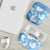 Blue Aloha Hawaii AirPods Case Monstera Hibiscus Plumeria Seamless Vibes - Polynesian Pride