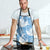 Blue Aloha Hawaii Apron Monstera Hibiscus Plumeria Seamless Vibes - Polynesian Pride