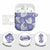 Purple Aloha Hawaii AirPods Case Monstera Hibiscus Plumeria Seamless Vibes - Polynesian Pride