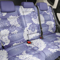 Purple Aloha Hawaii Back Car Seat Cover Monstera Hibiscus Plumeria Seamless Vibes LT14 - Polynesian Pride
