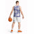 Purple Aloha Hawaii Basketball Jersey Monstera Hibiscus Plumeria Seamless Vibes - Polynesian Pride