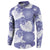 Purple Aloha Hawaii Button Sweatshirt Monstera Hibiscus Plumeria Seamless Vibes - Polynesian Pride
