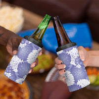 Purple Aloha Hawaii 4 in 1 Can Cooler Tumbler Monstera Hibiscus Plumeria Seamless Vibes LT14 - Polynesian Pride