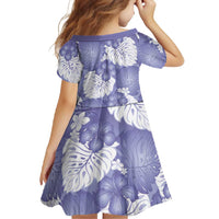 Purple Aloha Hawaii Family Matching Off Shoulder Maxi Dress and Hawaiian Shirt Monstera Hibiscus Plumeria Seamless Vibes LT14 - Polynesian Pride